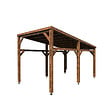 CERLAND - Carport solaire bois ELIO - Marron - L.512xH.322xP.305cm - vignette