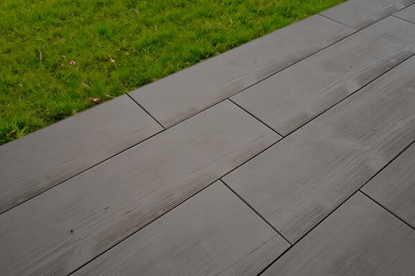 CREAGREEN - TRAVERSE SHIRAKAMI  aspect planche marron 195x780x38 mm - large