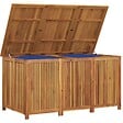 VIDAXL - vidaXL Boîte de rangement de jardin 150x80x75 cm bois massif d'acacia - vignette