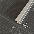 TECNOPROFILS - Profil d'Angle PVC Clipsable 8 mm - Longueur 2.60 m - Blanc - vignette