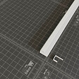 TECNOPROFILS - Profil d'Arrêt PVC Alimentaire 8 mm - Longueur 2.60 m - Blanc - vignette
