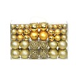 VIDAXL - vidaXL Ensemble de boules de Noël 100 pcs 3/4/6 cm Doré - vignette