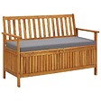 VIDAXL - vidaXL Banc de rangement de jardin 120 cm Bois d'acacia solide - vignette