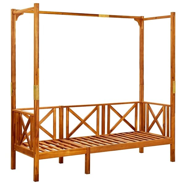 VIDAXL - vidaXL Banc de jardin avec auvent Bois d'acacia solide - large