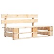 VIDAXL - vidaXL Banc palette de jardin bois - vignette