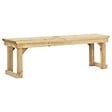 VIDAXL - vidaXL Banc de jardin 140 cm Bois de pin imprégné - vignette