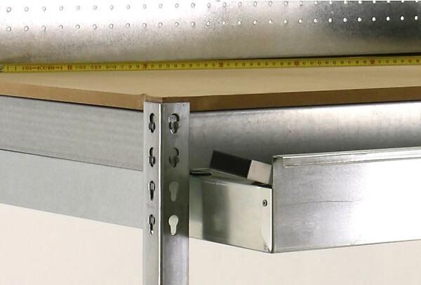 SIMON RACK - SimonRack - Etabli galvanisé 1445x1510x610 mm Charge 600 Kg/ plateau - SIMONWORK BT2 BOX 1500 GALVA SIMONRACK - large
