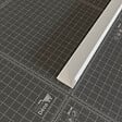 TECNOPROFILS - Baguette d'Angle PVC Cellulaire 25 mm - Longueur 1 m - Blanc - vignette