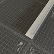 TECNOPROFILS - Baguette d'Angle PVC Cellulaire 25 mm - Longueur 1 m - Gris - vignette