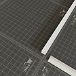TECNOPROFILS - Cornière PVC - Longueur 1 m - Blanc - 1 x 1 cm - vignette