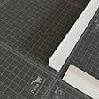TECNOPROFILS - Cornière PVC - Longueur 1 m - Blanc - 2 x 2 cm - vignette