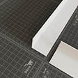 TECNOPROFILS - Cornière PVC - Longueur 1 m - Blanc - 3.5 x 3.5 cm - vignette