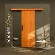 COULICOOL - Porte Coulissante avec Rail + Poignée Verticale - Alizés 73 cm - vignette