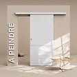 COULICOOL - Porte Coulissante avec Rail - Prépeinte Ligne 93 cm - Sans butée - vignette