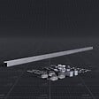 COULICOOL - Rail Coulissant "U" - 83 cm - vignette