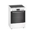 BOSCH - Cuisinière Vitrocéramique A 66l 4 Feux Blanc - HKR39C220 - vignette