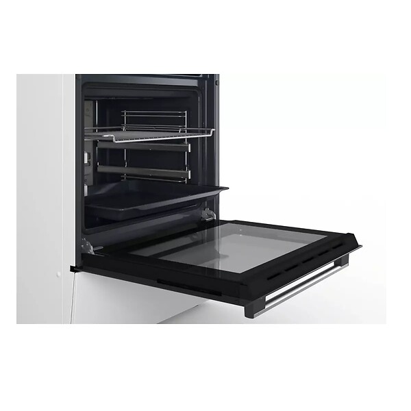 BOSCH - Cuisinière Vitrocéramique A 66l 4 Feux Blanc - HKR39C220 - large