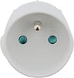 ZENITECH - Adaptateur voyage prise France vers Royaume-Uni blanc 13A - vignette