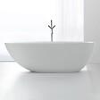THALASSOR - COCOON 150 - Baignoire ilot en Solid Surface 150 x 78 x 55(h) cm - vignette