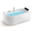 THALASSOR - Baignoire balnéo asymétrique 170x85 cm IRIS DROITE IMASSAGE - vignette