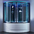 THALASSOR - Baignoire balnéo douche hammam d'angle OMEGA 140S - vignette