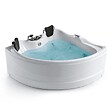 THALASSOR - Baignoire balnéo d'angle 150x150 cm VENISE GAUCHE IMASSAGE - vignette