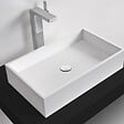 THALASSOR - SQUARE 50 - Vasque à poser en Solid Surface Blanc Mat 50 x 30 x 12(h) cm - vignette
