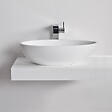 THALASSOR - COCOON 60 - Vasque à poser en Solid Surface Blanc Mat 60 x 35 x 16(h) cm - vignette