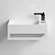 THALASSOR - EASY 35 GAUCHE - Lave-mains suspendu en Solid Surface 35 x 20 x 20(h) cm - vignette
