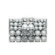 VIDAXL - vidaXL Ensemble de boules de Noël 100 pcs 3/4/6 cm Argenté - vignette