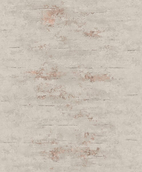 GRANDECO - Papier peint intissé Orion béton brut - Gris cuivre - large