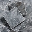 RO'MA NATURE - Pavé Pierre d'Adana Gris Bleu Foncé 15,25x15,25x3 cm (vendu au m² - 42 pavés/m²) - vignette