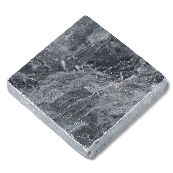 RO'MA NATURE - Pavé Pierre d'Adana Gris Bleu Foncé 15,25x15,25x3 cm (vendu au m² - 42 pavés/m²) - large