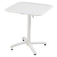 OVIALA - Table inclinable de terrasse 70 x 70 cm blanc - Almada - vignette