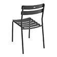 OVIALA - Ensemble table inclinable de terrasse 70 x 70 cm et 2 chaises noir - Almada - vignette