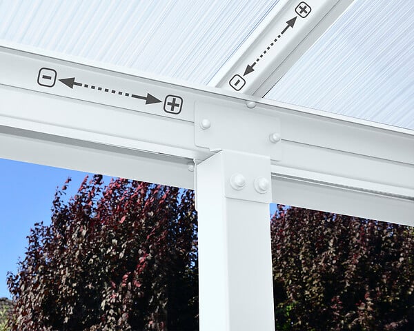 CANOPIA - Canopia Pergola Olympia 3X3 Blanche - large