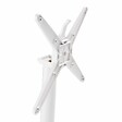 OVIALA - Ensemble table haute de terrasse et 2 chaises en aluminium blanc - Almada - vignette