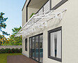 CANOPIA - Canopia Marquise de porte Bordeaux 890X140cm blanc - vignette