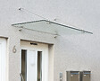 CANOPIA - Canopia Marquise de porte Taurus 140 x 90 cm Argent - vignette