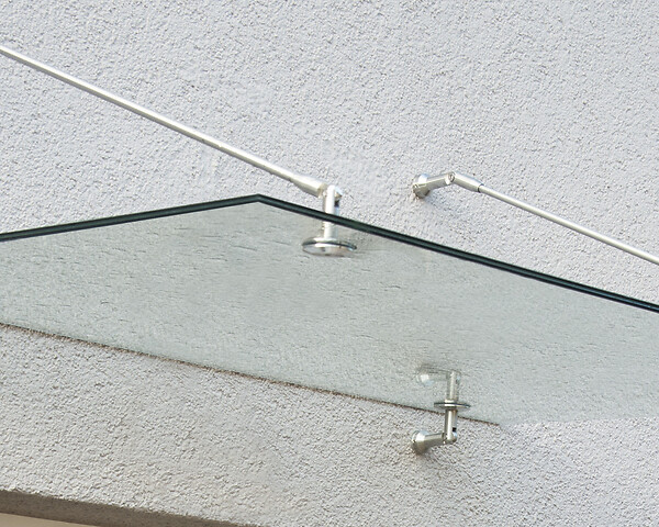 CANOPIA - Canopia Marquise de porte Taurus 140 x 90 cm Argent - large