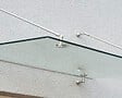 CANOPIA - Canopia Marquise de porte Taurus 140 x 90 cm Argent - vignette