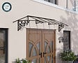 CANOPIA - Canopia Marquise de porte Lily 370 x 88  cm Noir - vignette