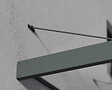 CANOPIA - Canopia Marquise de porte Sophia XL 472X140cm Gris - vignette