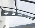 CANOPIA - Canopia Marquise de porte Herald 450 x 140 cm Gris - vignette