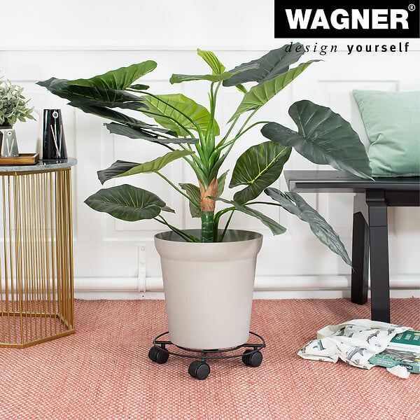WAGNER DY - Roule-pot en acier GH 0943 - Noir - Diam.300mm - large