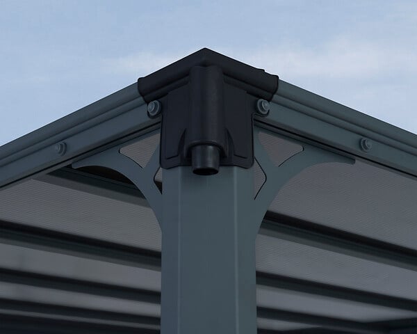 CANOPIA - Canopia Tonnelle de jardin Milano 3X3 Grise - large