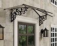 CANOPIA - Canopia Marquise de porte Lily 216 x 88 cm Noir - vignette