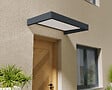 CANOPIA - Canopia Marquise de porte Sophia 160 x 95 cm Gris Foncé / Blanc Opale - vignette