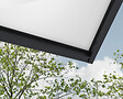 CANOPIA - Canopia Marquise de porte Sophia  XL 290X140 cm Gris Opale  Blanc - vignette