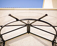 CANOPIA - Canopia Marquise de porte Lily 473 x 88 cm Noir - vignette